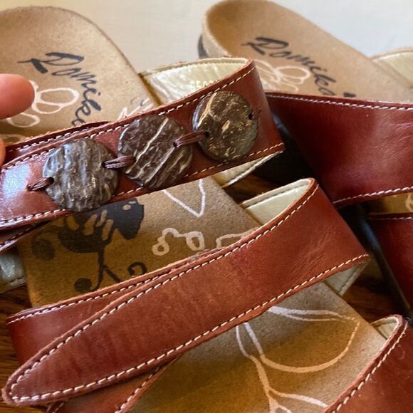 ROMIKA Leather Wedge Sandals - Size 42 - Picture 5 of 12